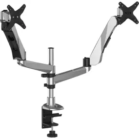 3m Display Materials And Syste Monitor Arm Dual Desk Mount Silver