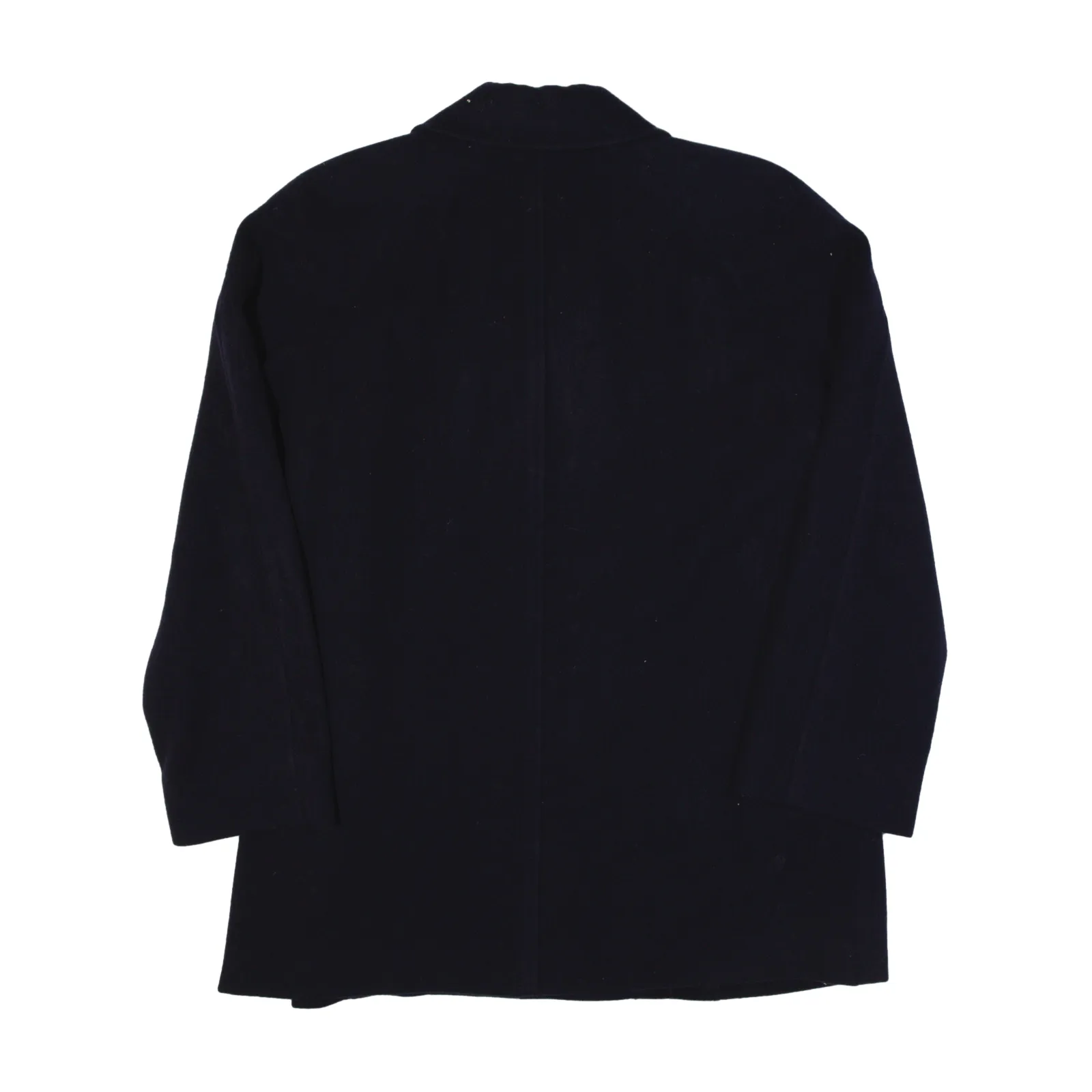 AQUASCUTUM Overcoat Coat Purple Wool 90s Womens L
