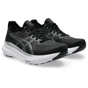 ASICS GEL-KAYANO 31 (WOMENS) BLACK/PURE SILVER (WIDE)