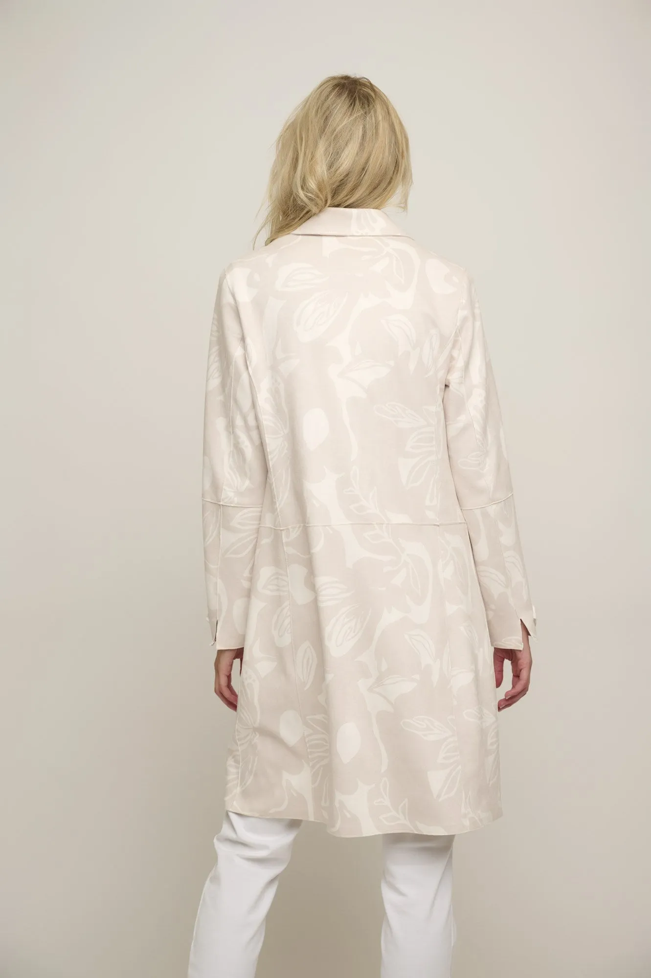 BABICE SINGLE BREASTED COAT-Floral von Rino&Pelle