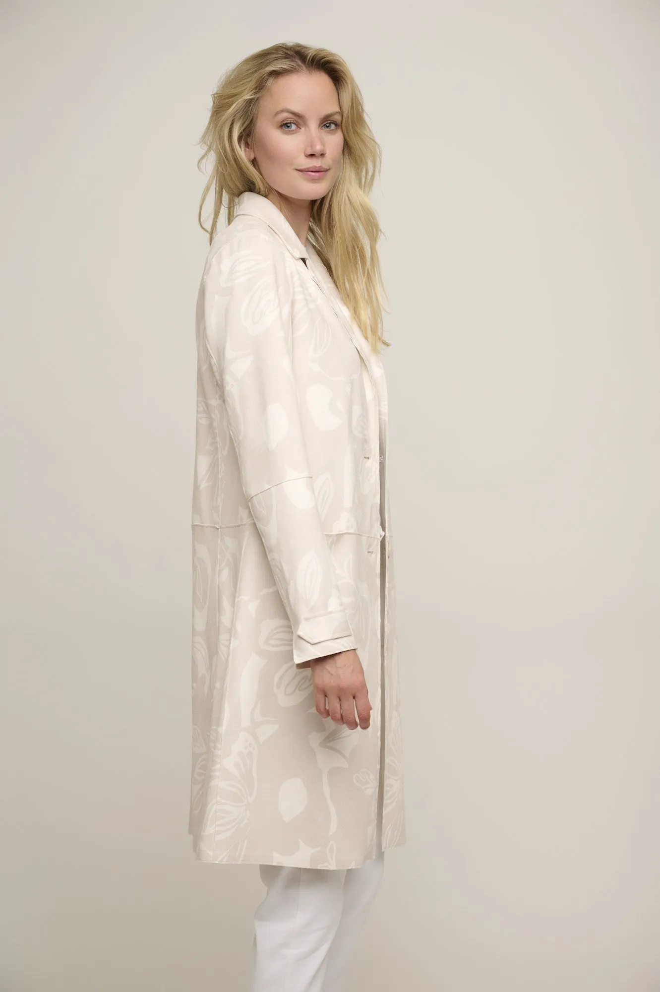 BABICE SINGLE BREASTED COAT-Floral von Rino&Pelle