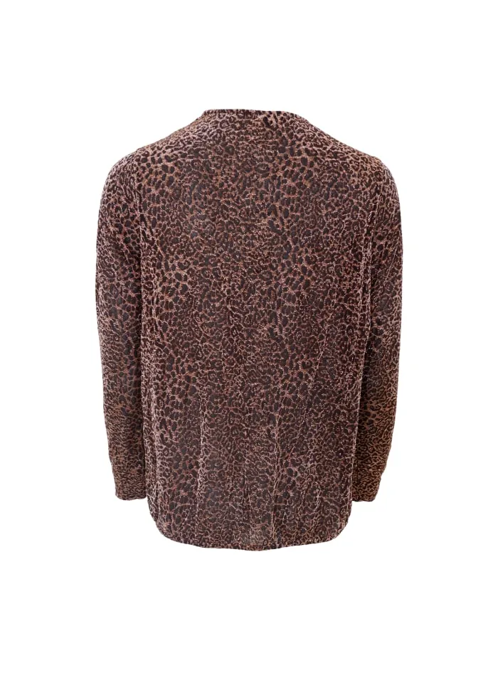 Chris Draped Mesh Top