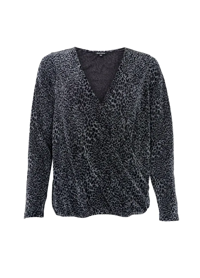 Chris Draped Mesh Top