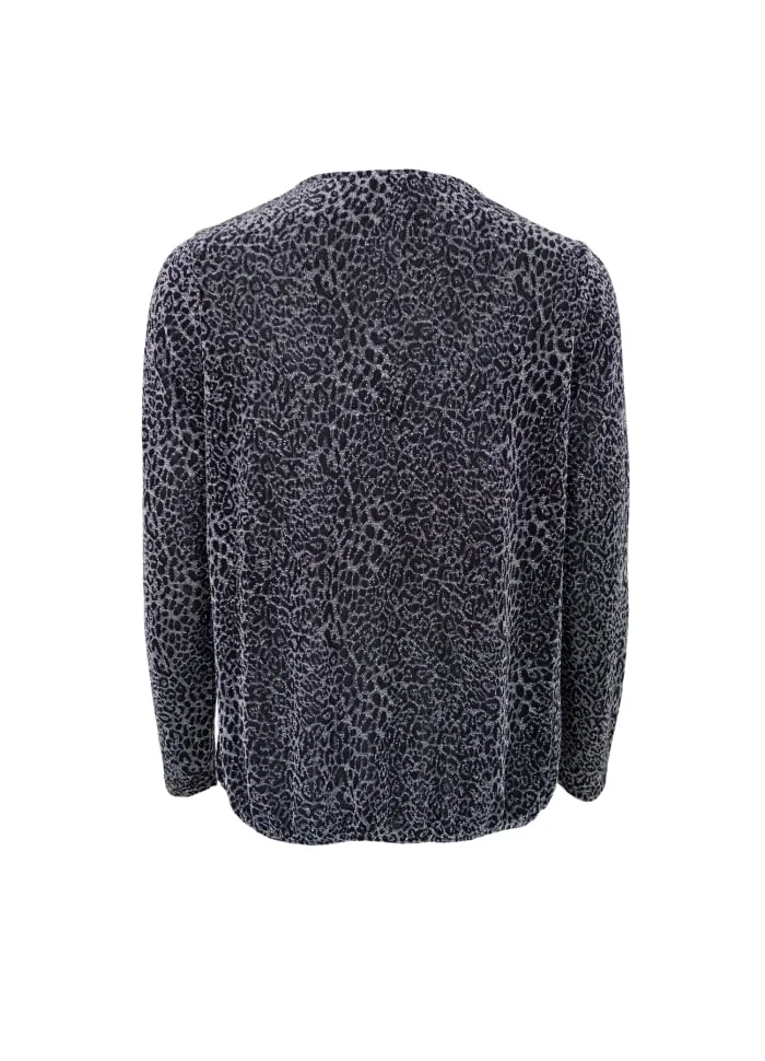 Chris Draped Mesh Top