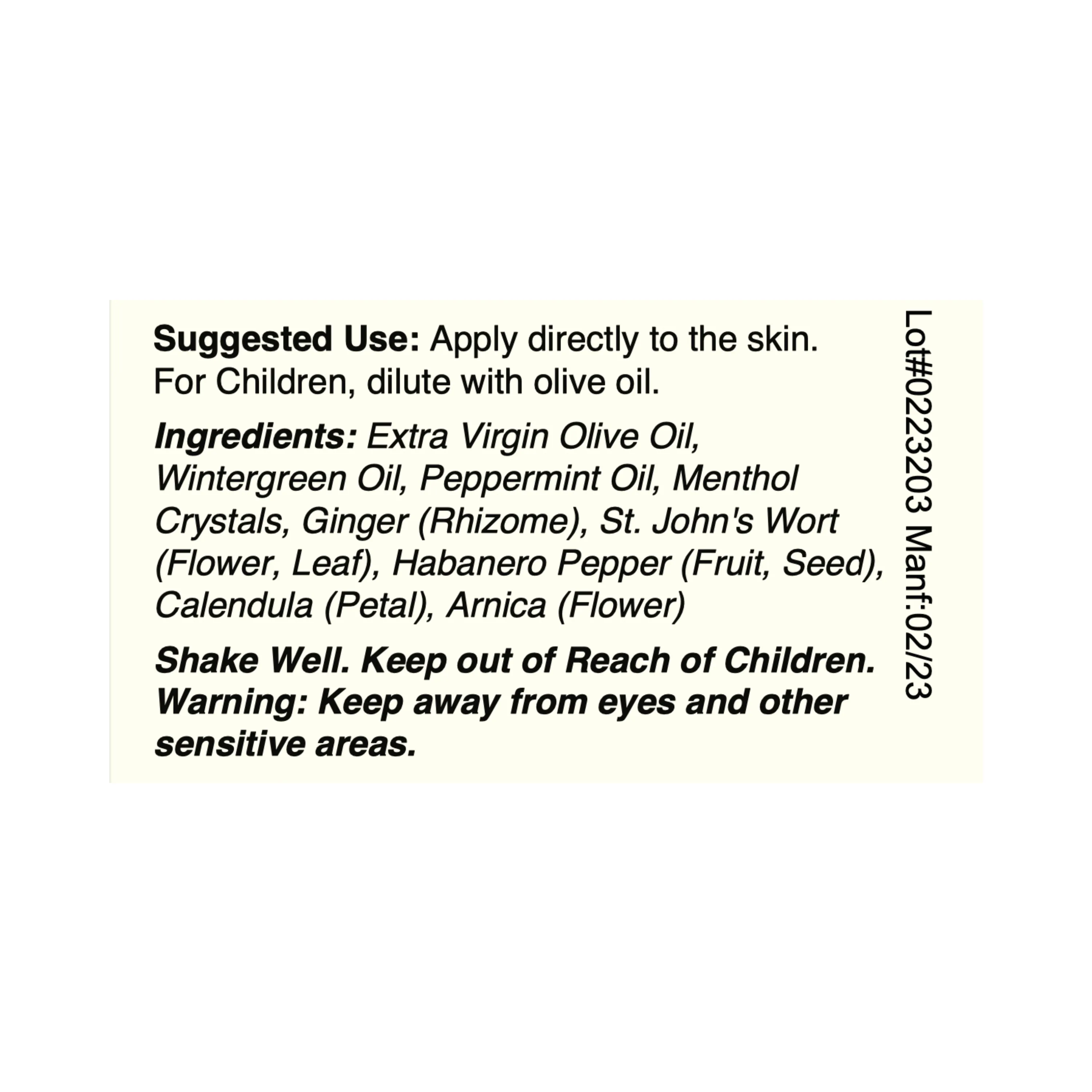 Deep Tissue Oil