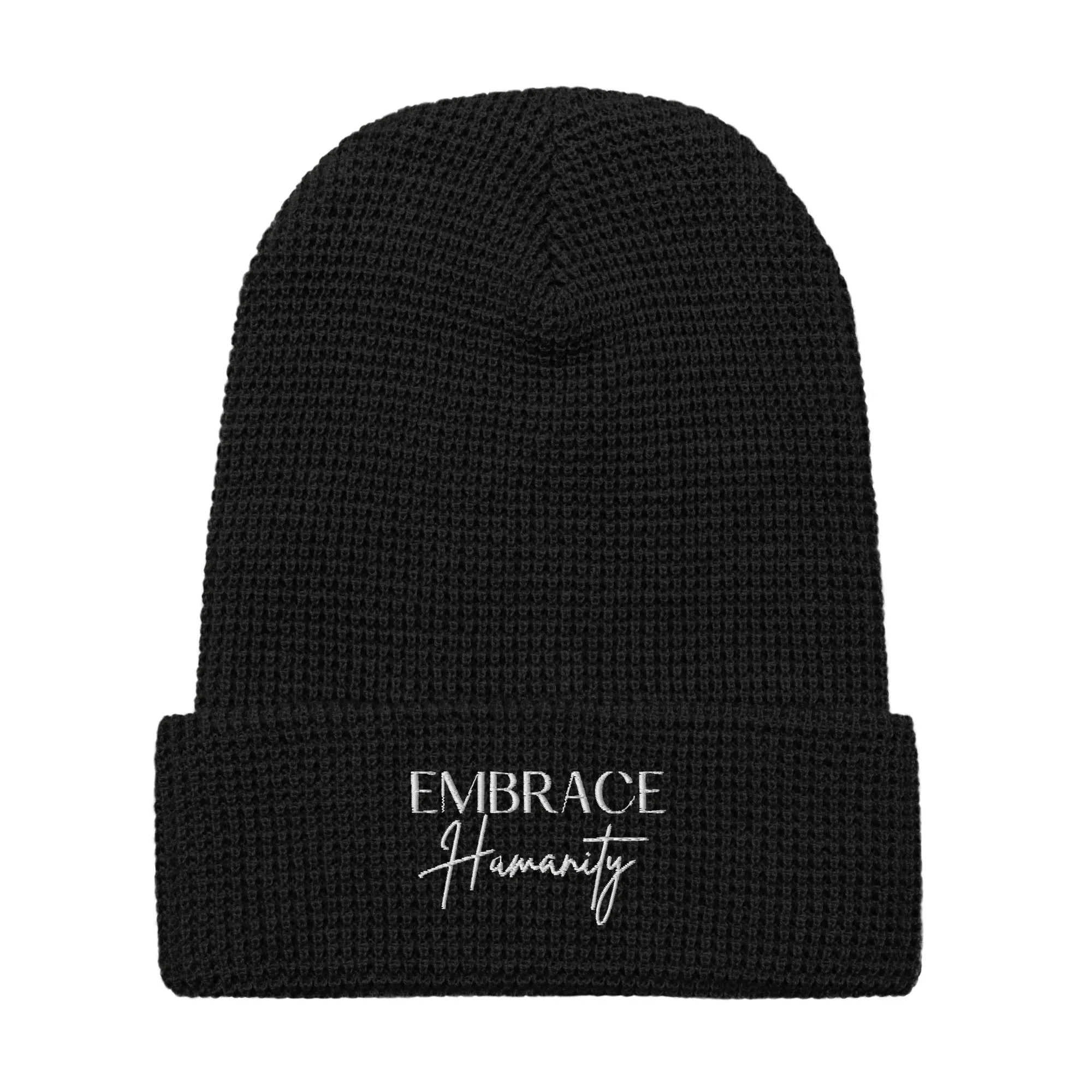 Embrace Humanity Waffle Beanie