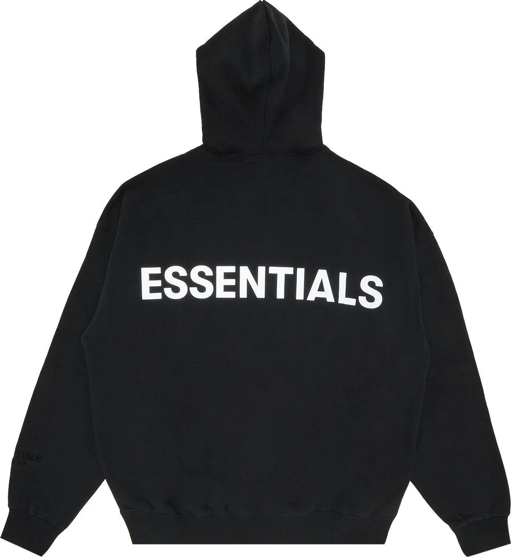 FOG Essentials 3M Reflective Hoodie Black