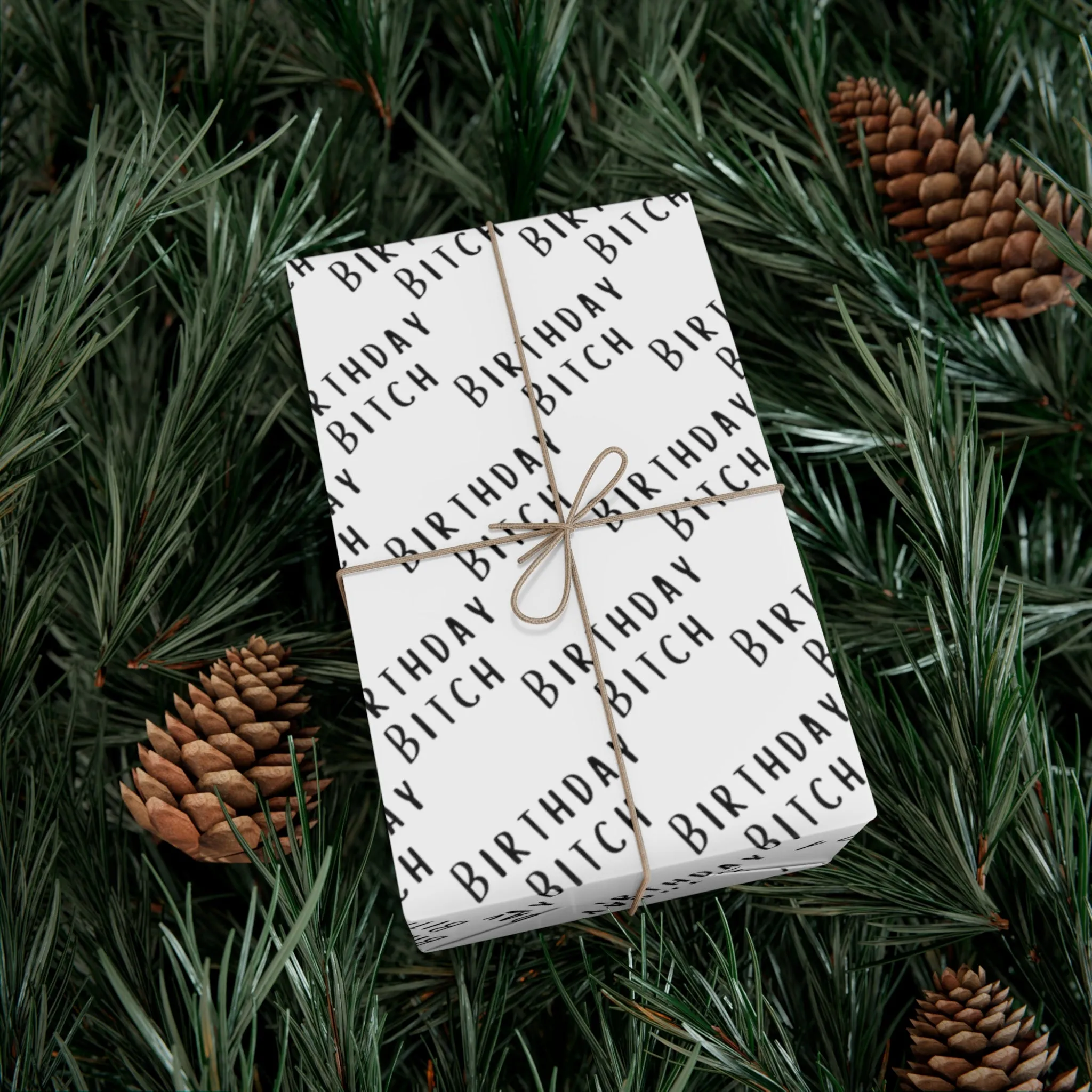 Funny Gift Wrap | Birthday Bitch |