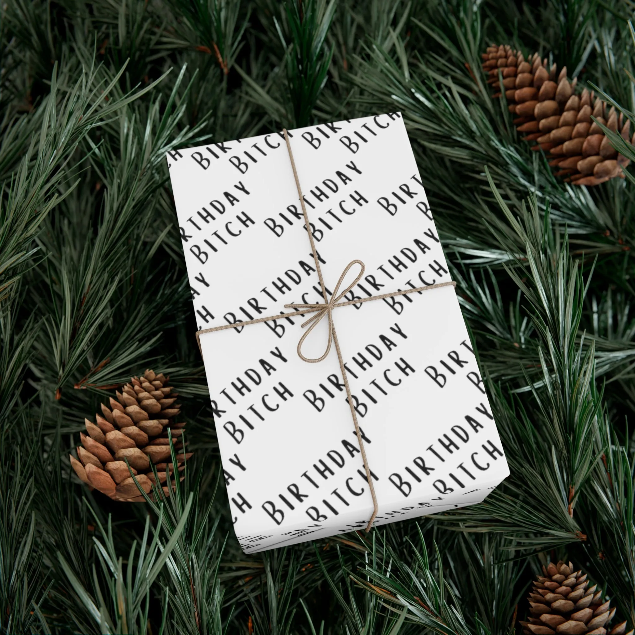 Funny Gift Wrap | Birthday Bitch |