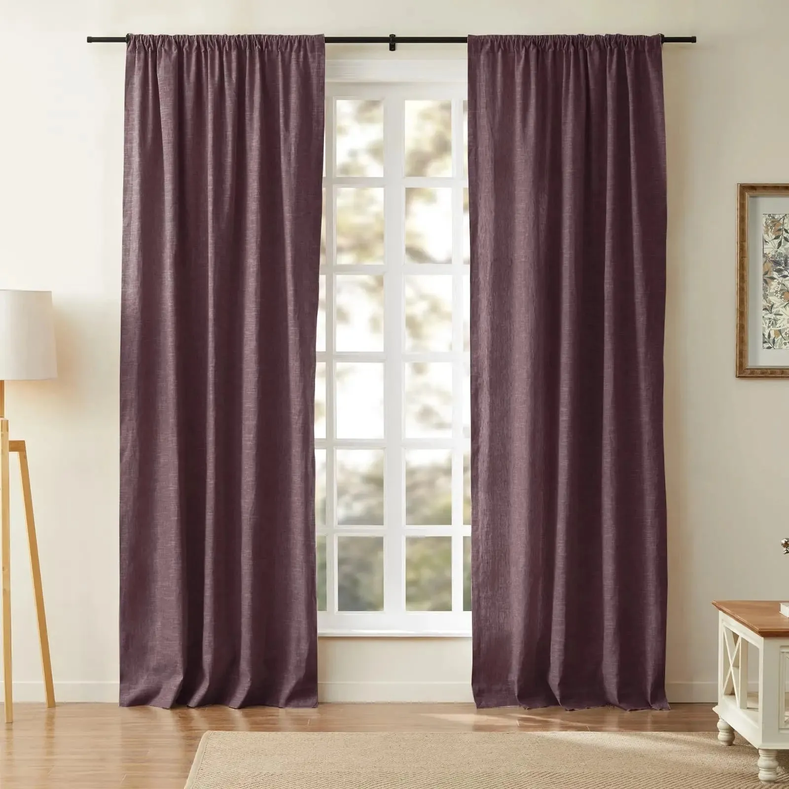 Jawara Luxury Linen Cotton Curtain Soft Top