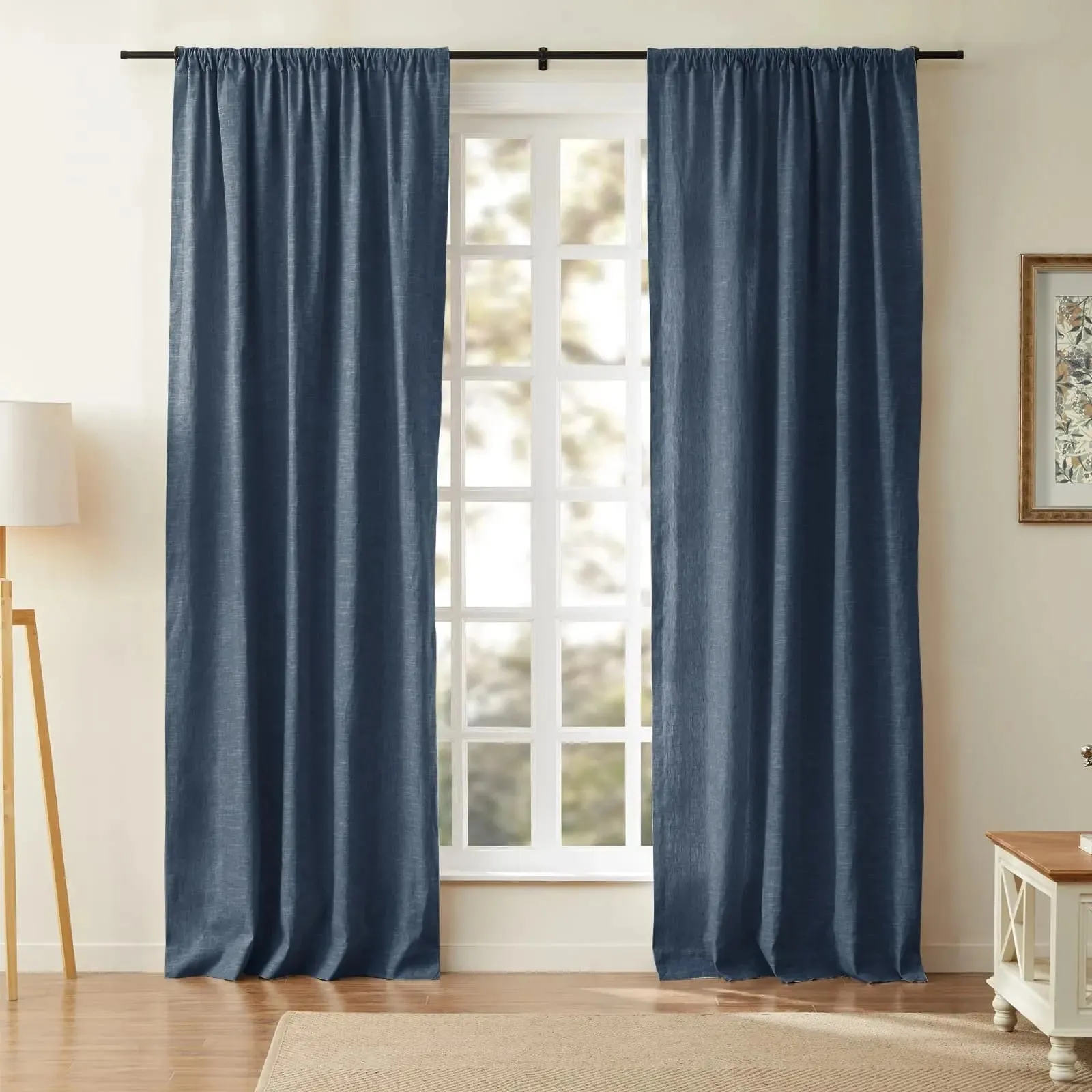 Jawara Luxury Linen Cotton Curtain Soft Top