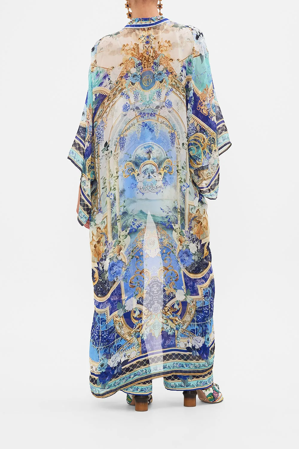 KIMONO LAYER WITH COLLAR VIEWS OF VESUVIUS