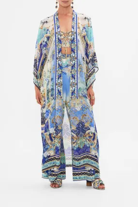 KIMONO LAYER WITH COLLAR VIEWS OF VESUVIUS