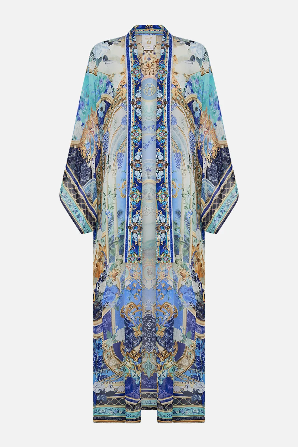 KIMONO LAYER WITH COLLAR VIEWS OF VESUVIUS