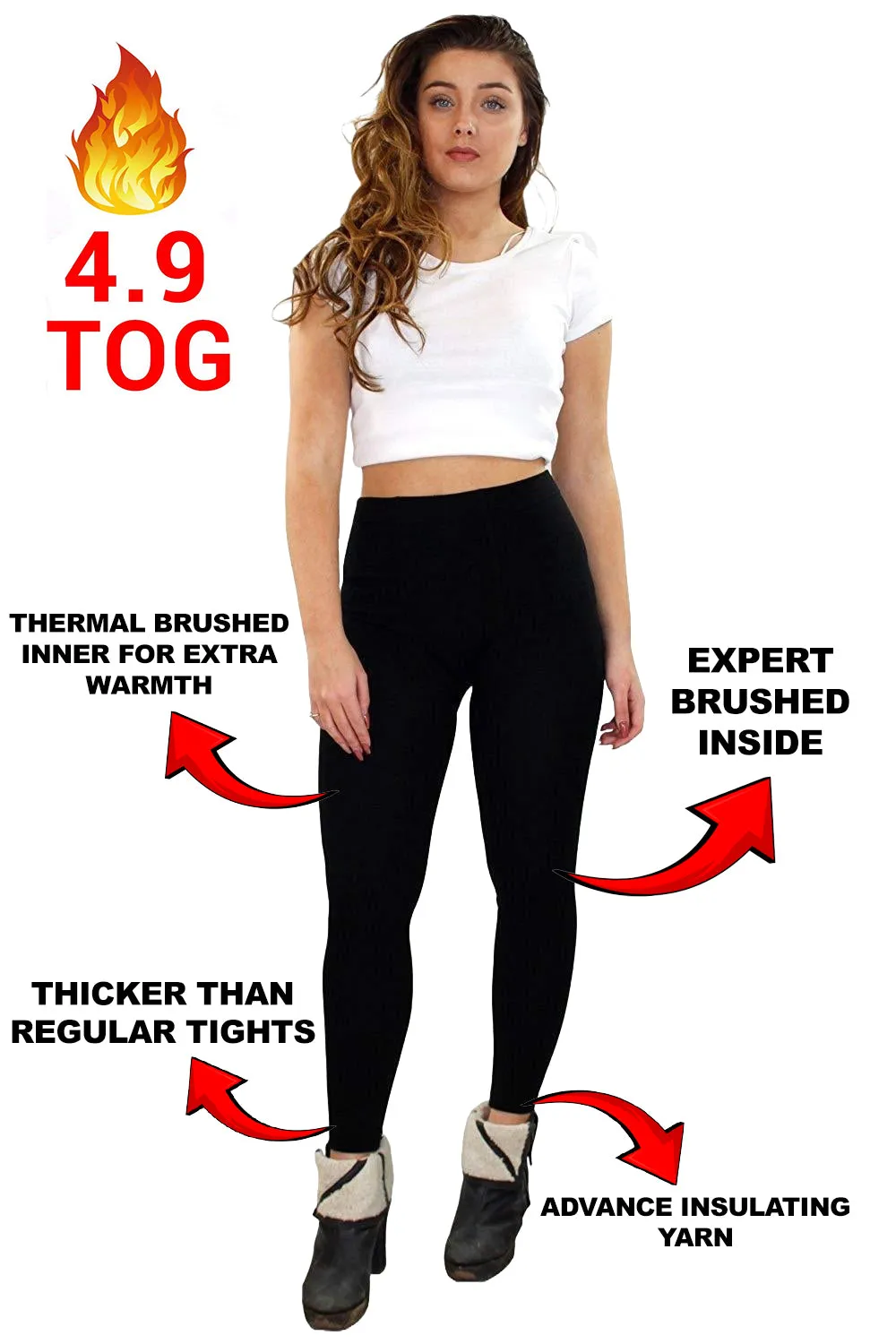 Ladies Thermal Stretchy Tights