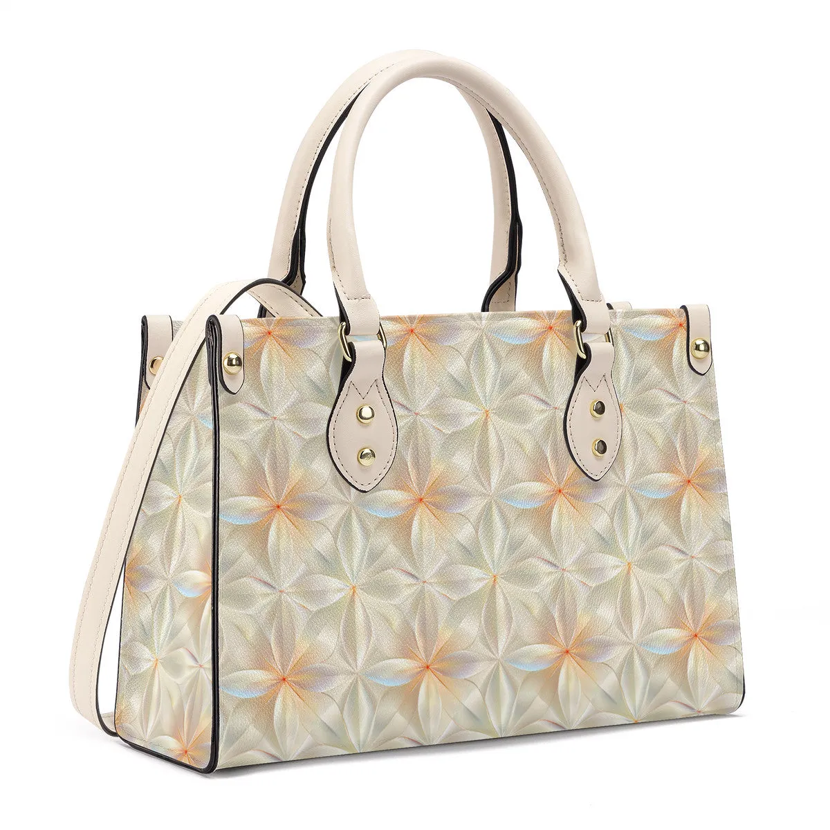 Luxury Women PU Tote Bag - White
