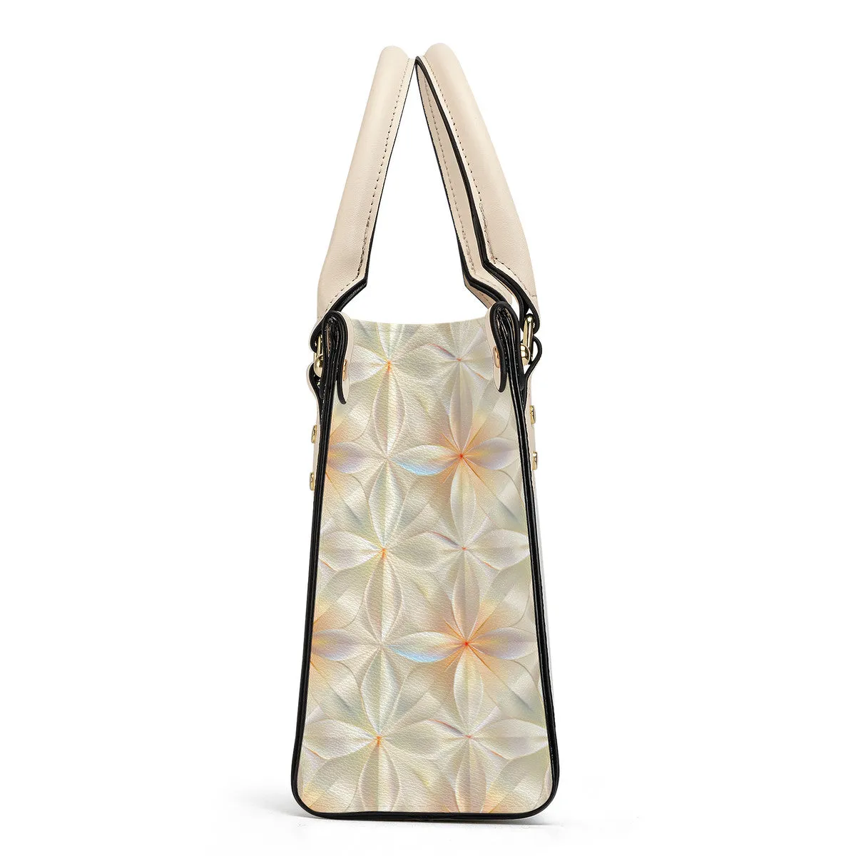 Luxury Women PU Tote Bag - White