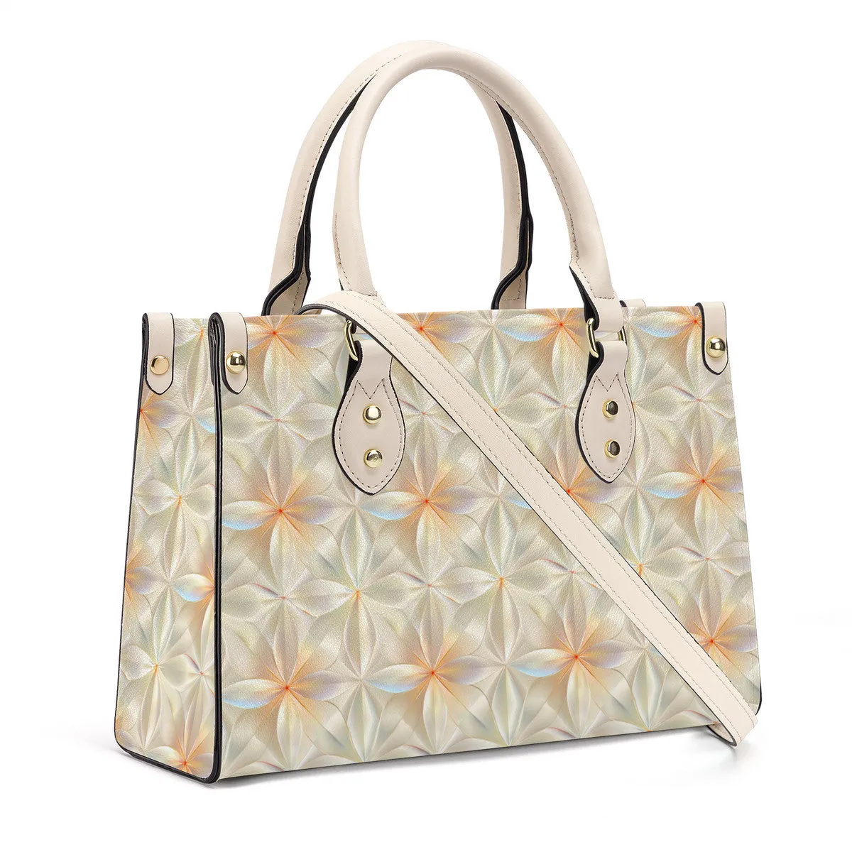 Luxury Women PU Tote Bag - White