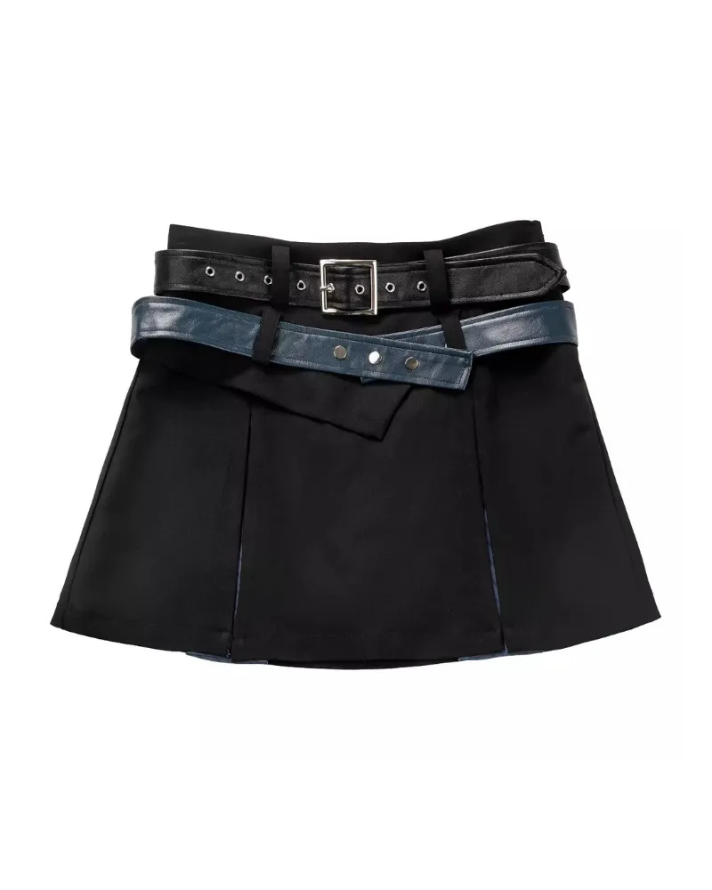 Mechanical Girl Leather Jacket Tank Skirt Set (Sold Separately)
