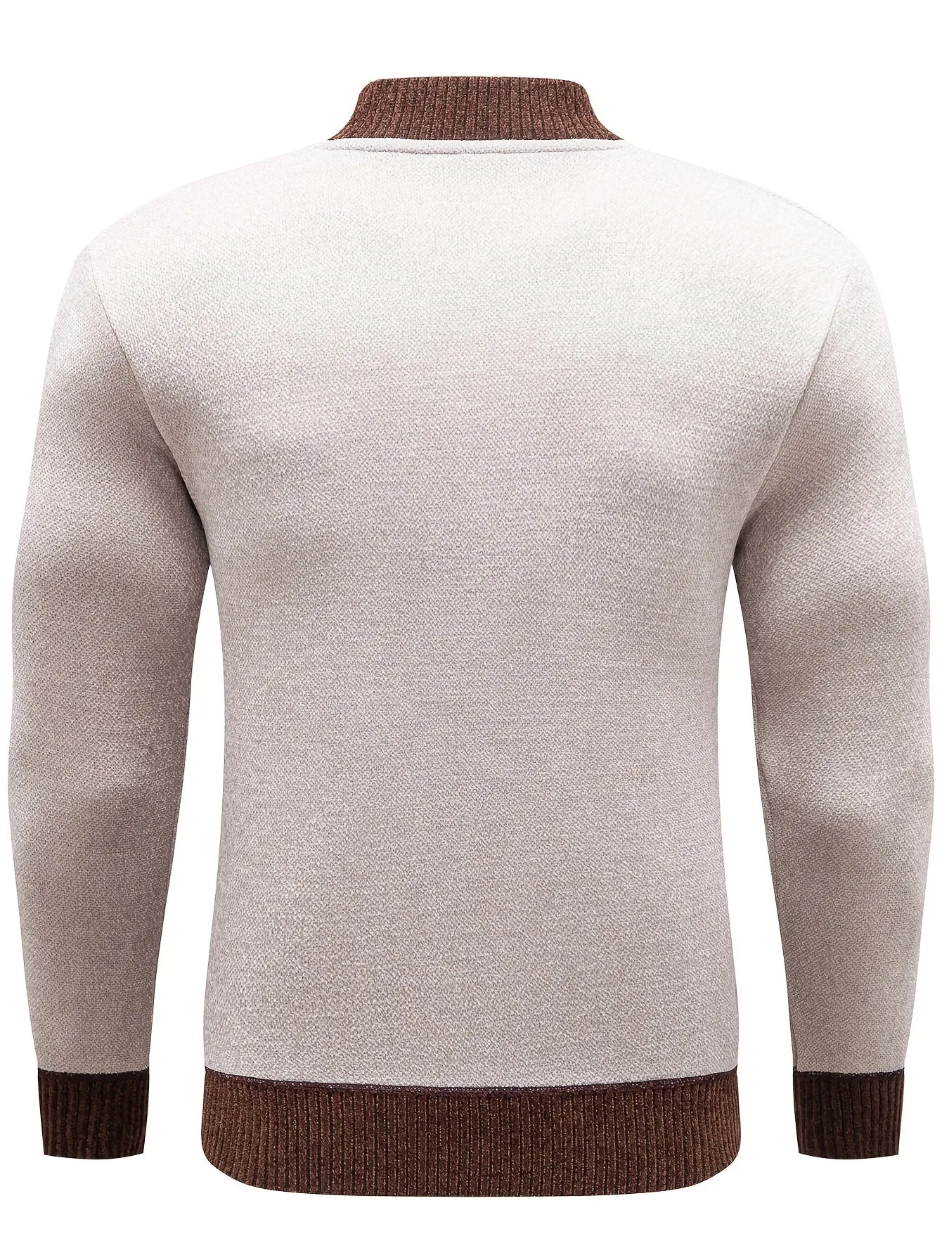 Men's Casual Full Zip Cardigan | Fit Knit Coat