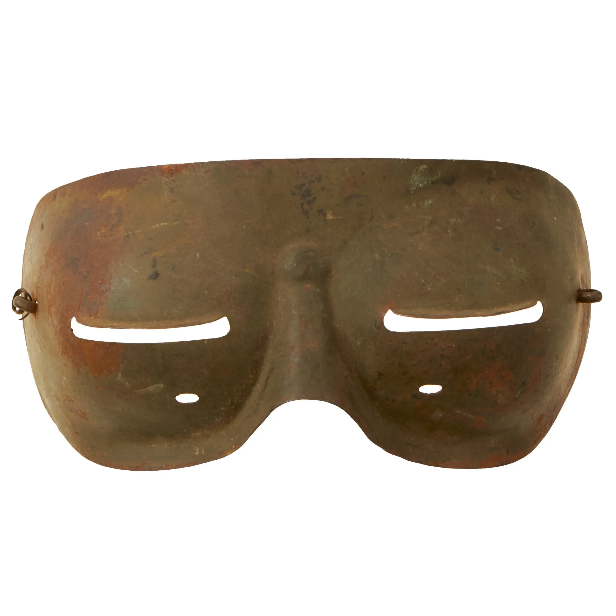Original U.S. WWI Incredibly Scarce Experimental Wilmer Eye Shield Developed at John Hopkins
