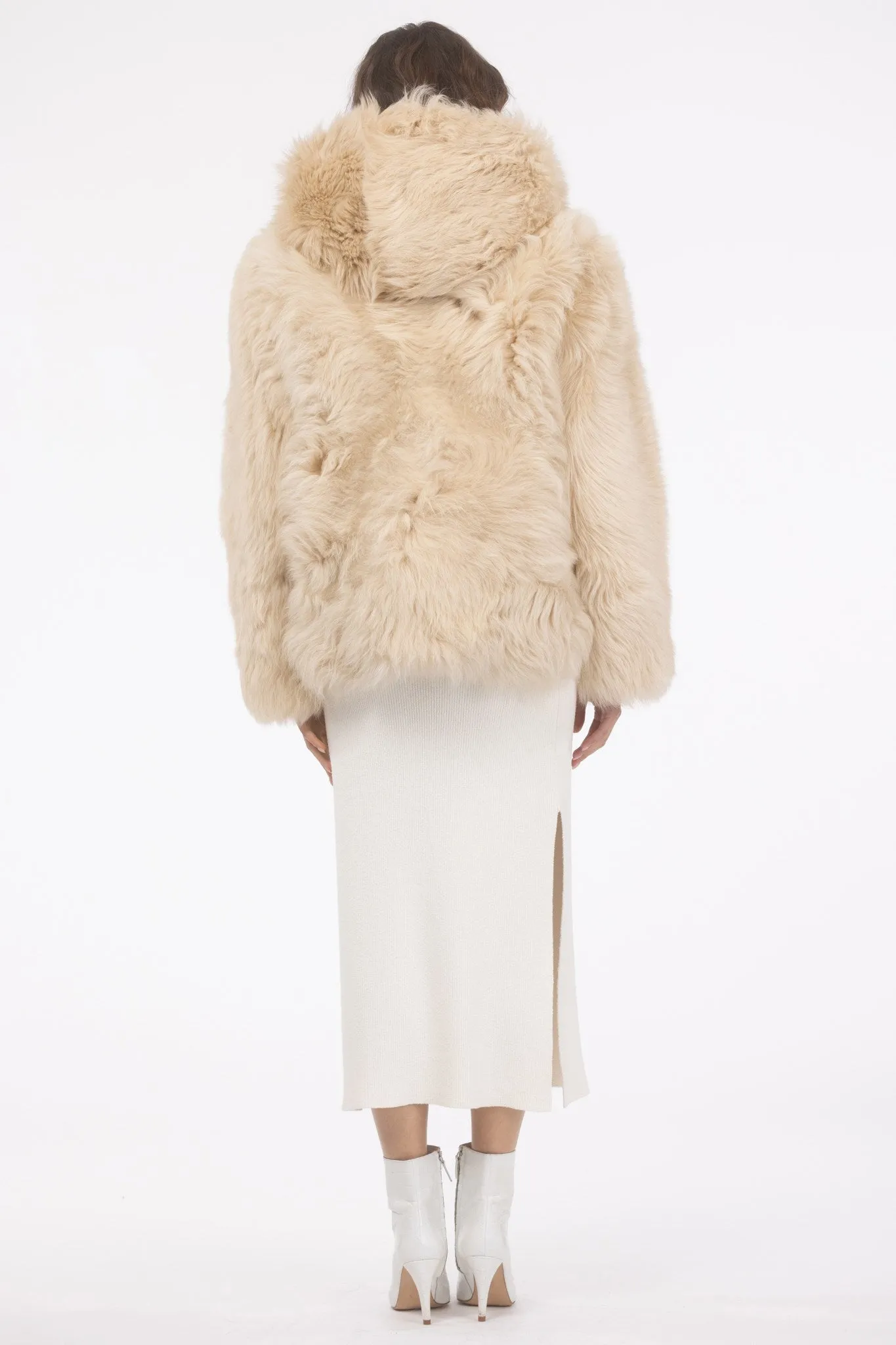 Select Lamb Hooded Jacket