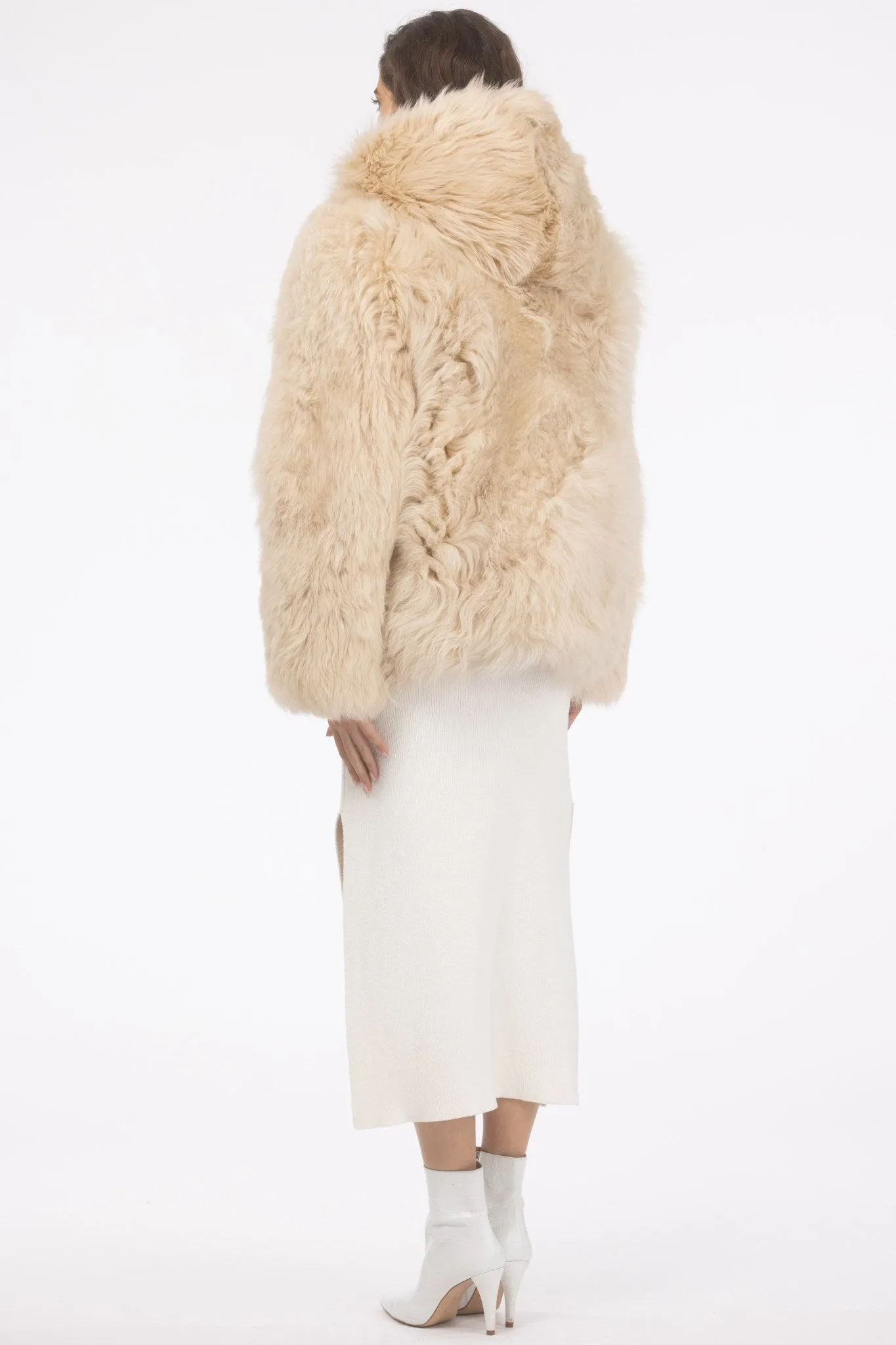 Select Lamb Hooded Jacket