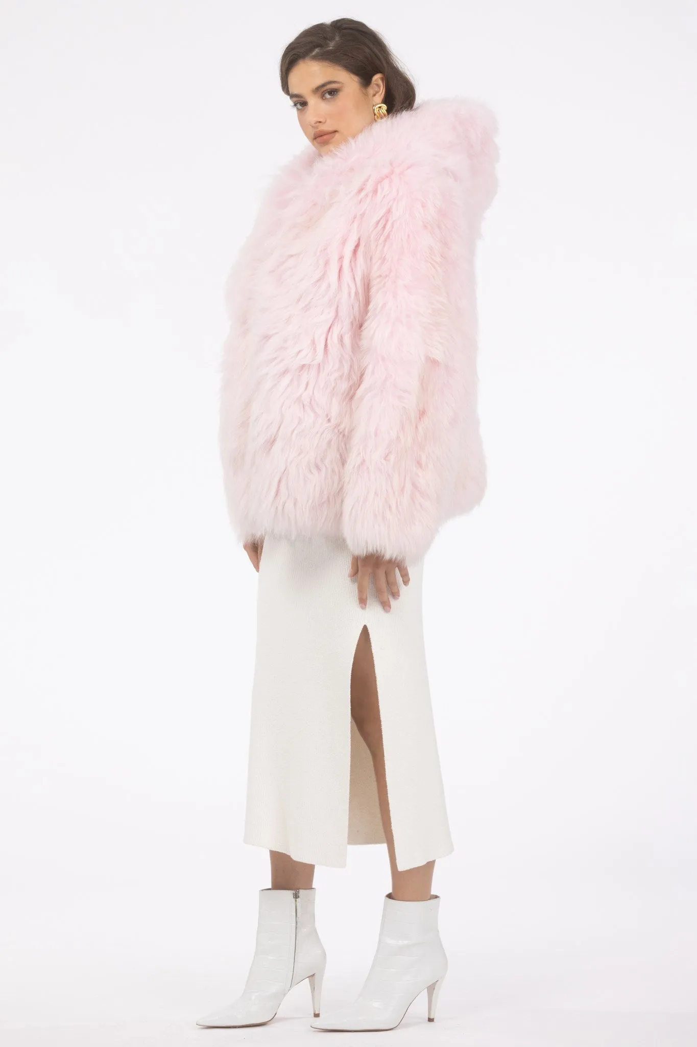 Select Lamb Hooded Jacket