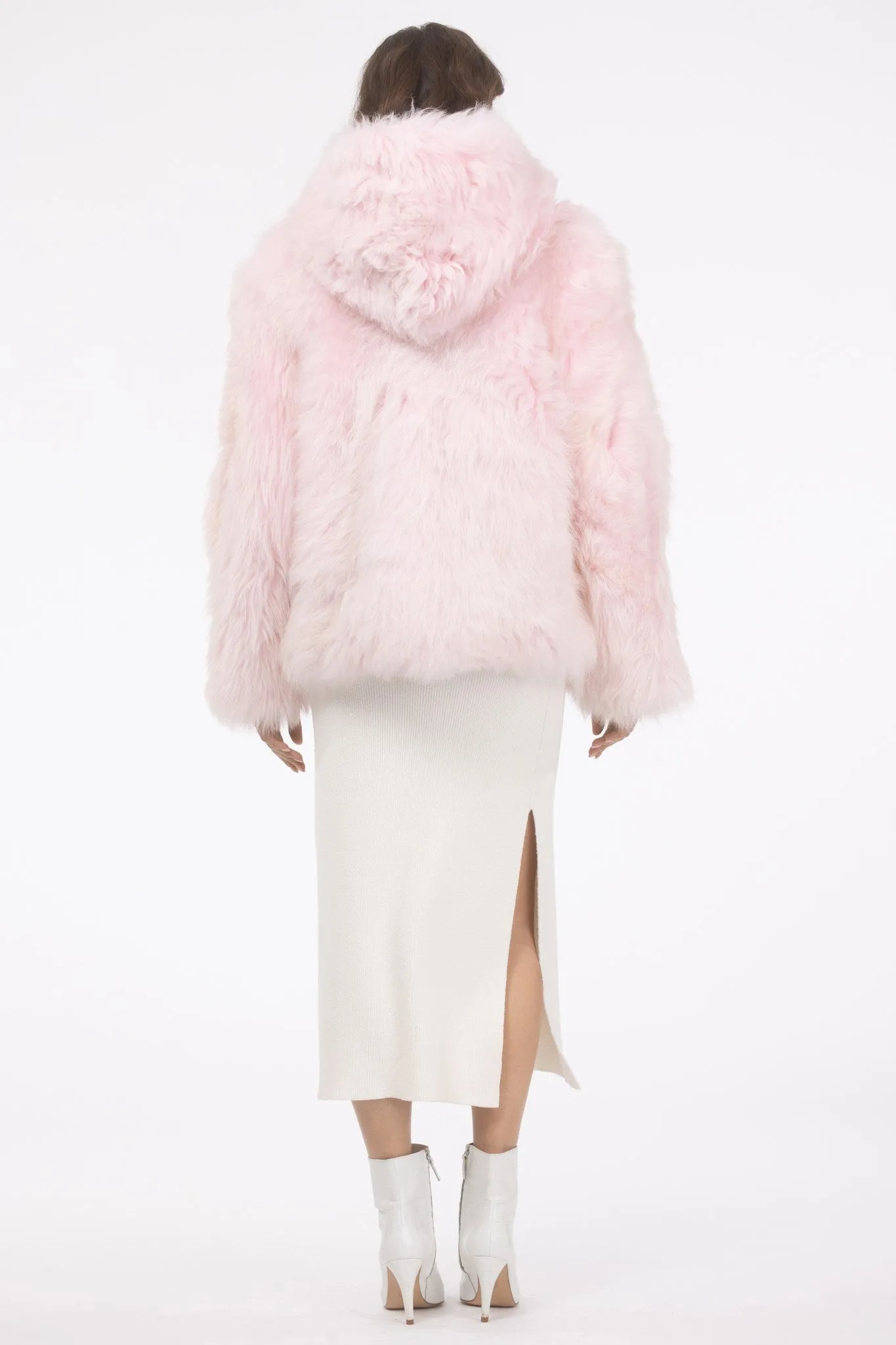 Select Lamb Hooded Jacket