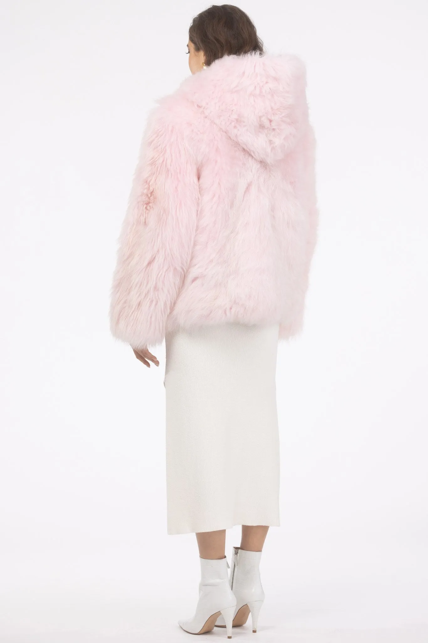 Select Lamb Hooded Jacket
