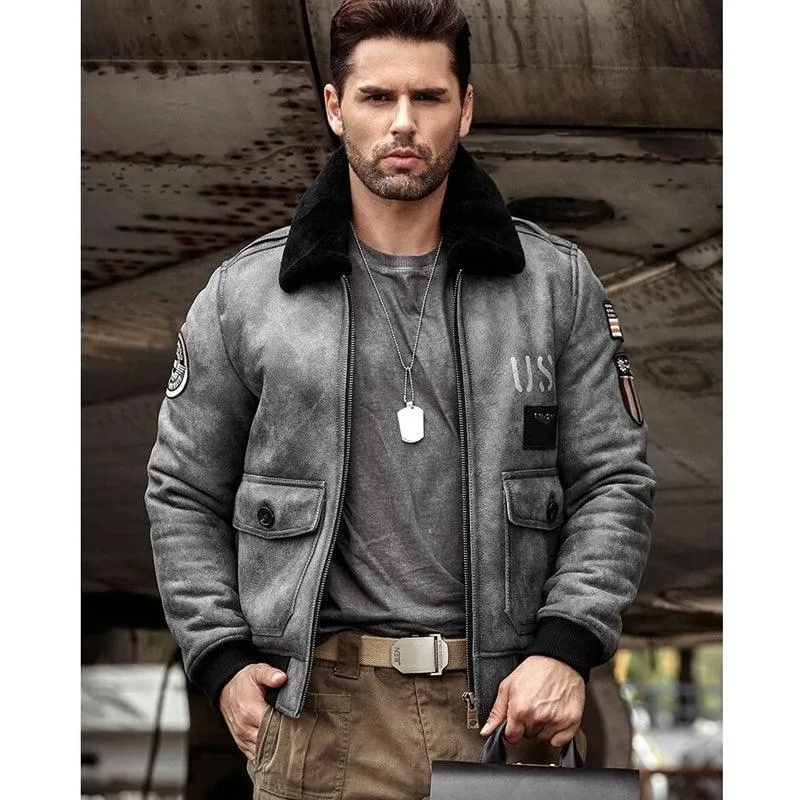 Shearling B3 Flight Leather Jacket