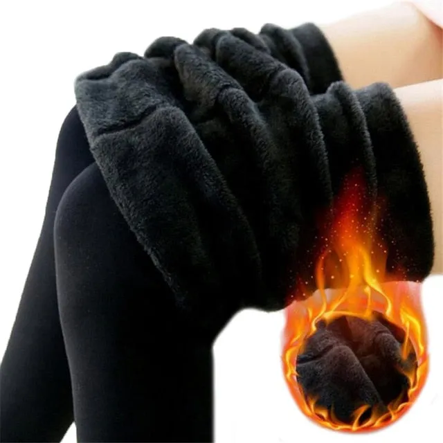 Women's Velvet-Lined Leggings