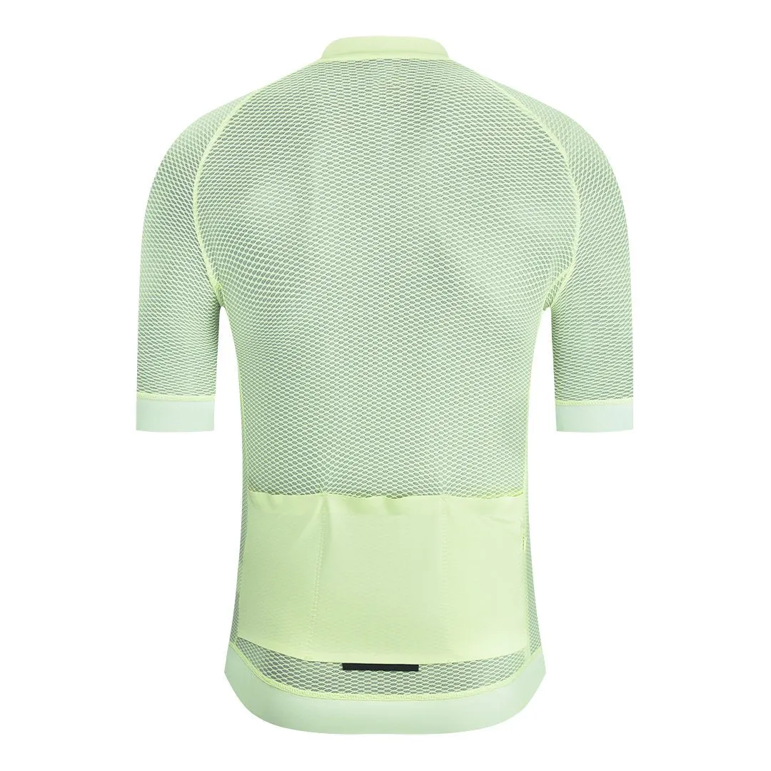 YKYW Men’s Cycling Jersey Set Back Full Mesh Design Quick Dry Ultralight Cycling Jersey and 5H Ride Bib Shorts 4 Perfect Combinations