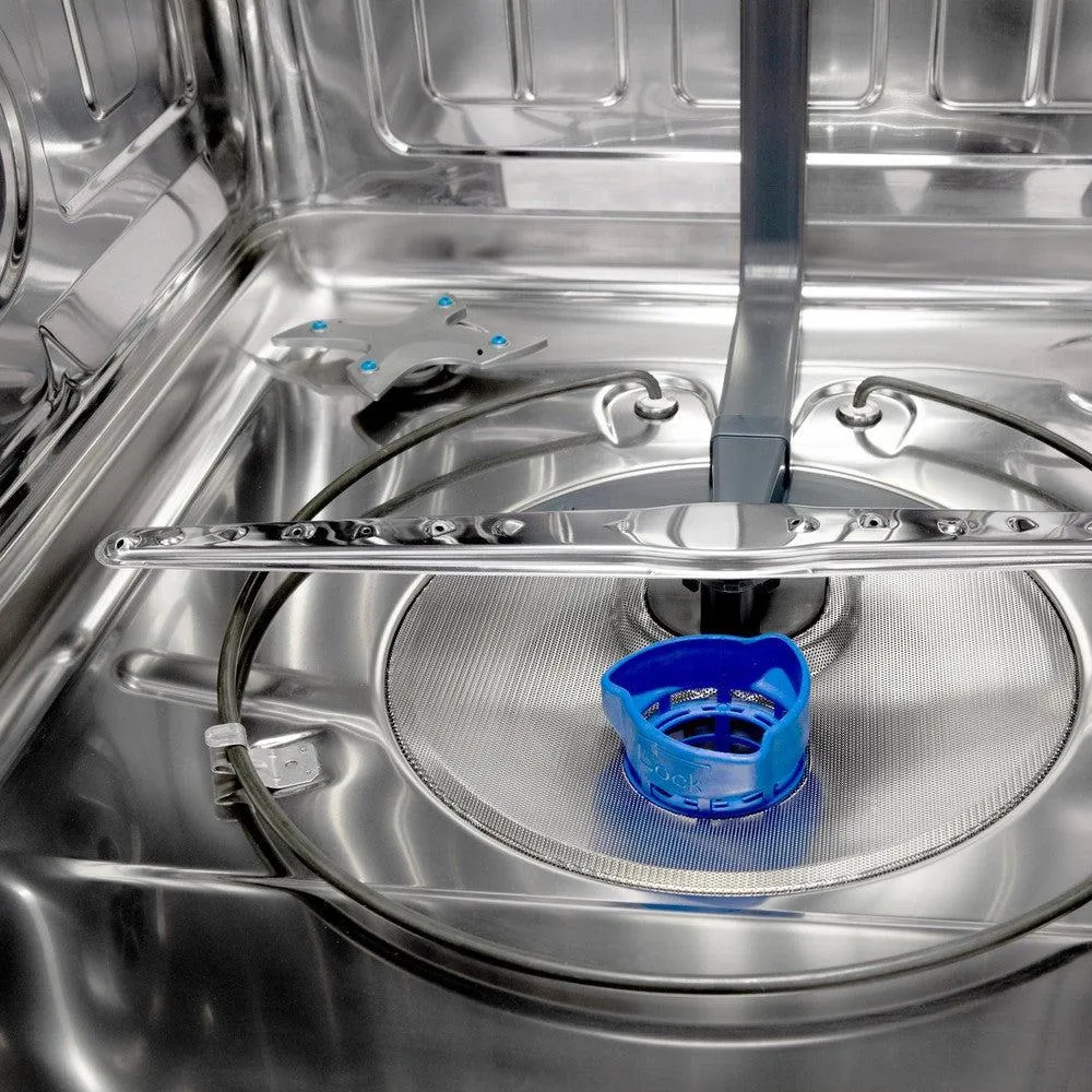 ZLINE 24 in. Monument Series 3rd Rack Top Touch Control Dishwasher with Stainless Steel Panel, 45dBa (DWMT-304-24)